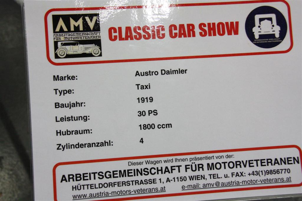 2011-01-15 Besuch der Classic Car Show in Wien